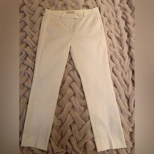 Brand new MaxMara cotton mid waist white cotton pants.